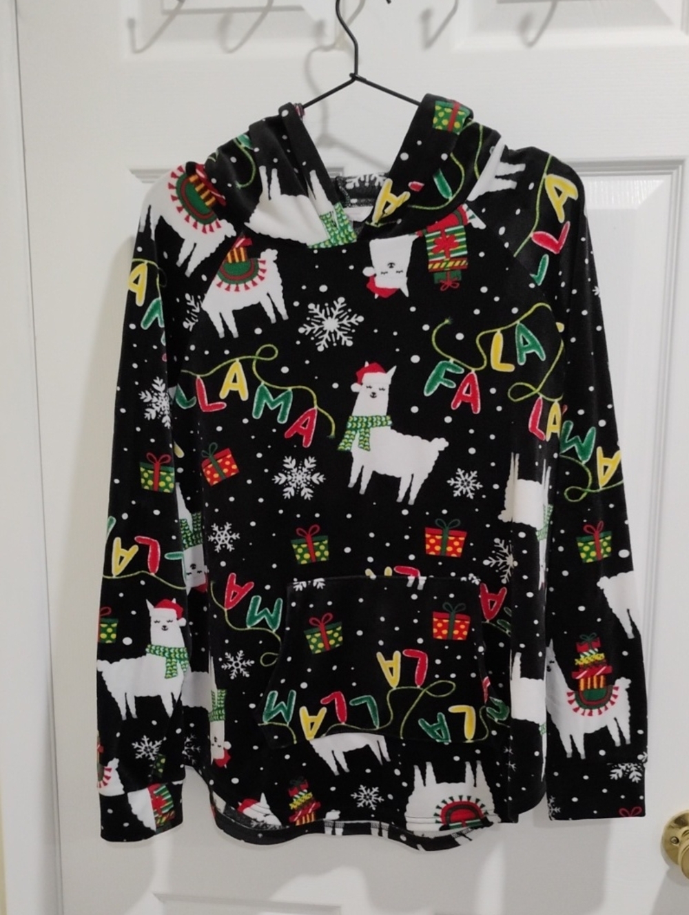Holiday Llama Hoodie